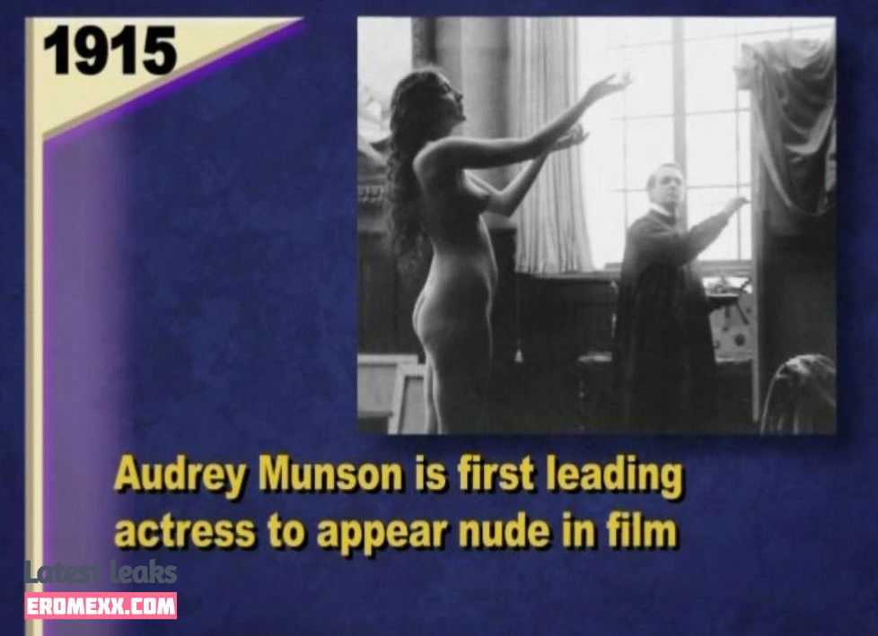 Latest Leaks Audrey Munson Nude #1 - Fapello
