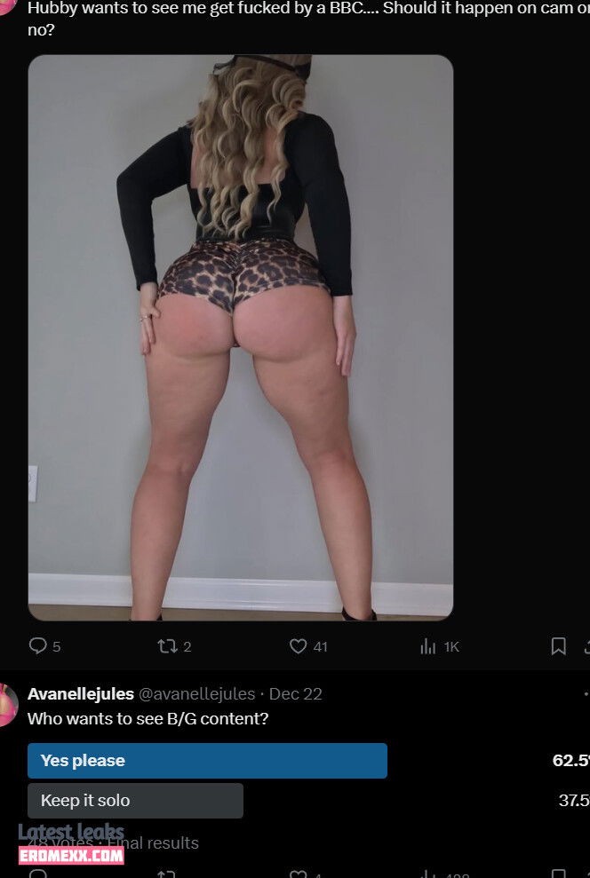 Latest Leaks AvanelleJules Nude #2 - Fapello